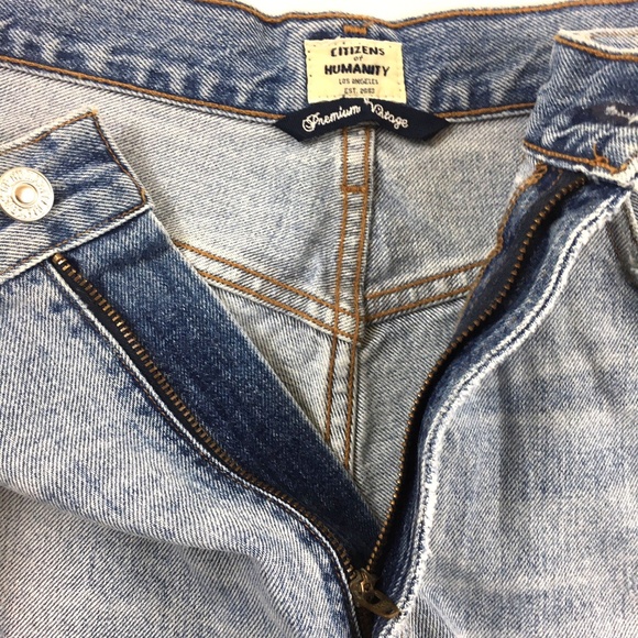 CITIZENS OF HUMANITY Danielle Cotton Cutoff Denim - Picture 4 of 8